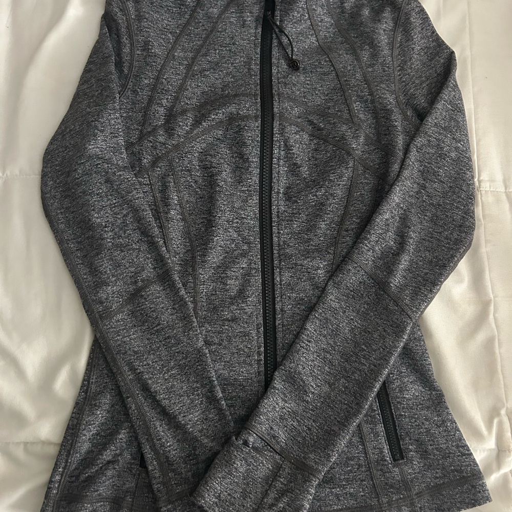 Lululemon Athletica Charcoal Zip-Up Jacket